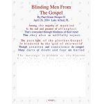Blinding Men From The Gospel