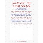 Gun Control, Yep, A Good Firm Grip
