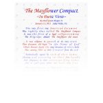 The Mayflower Compact, In Poetic Verse