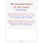 The Unnamed Martyrs Of Our Country