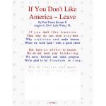 If You Don't Like America - Leave