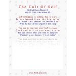 The Cult Of Self