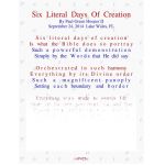 Six Literal Days Of Creation