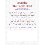 Awarded The Purple Heart