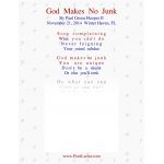 God Makes No Junk