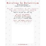 Reveling In Relativism
