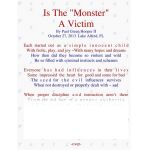 Is The Monster A Victim