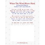 When The Wind Blows Hard