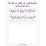 The Curse Of Drink, And Its Cure