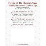 Forcing Of The Minimum Wage, Healthy Incentives, Oft Do Cage