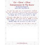 Go ~ Grow ~ Glow, Entrepreneurs In The Know