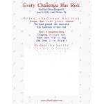 Every Challenge Has Risk