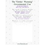 The "Global - Warming" ~ Governmental Con