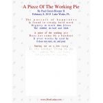 A Piece Of The Working Pie