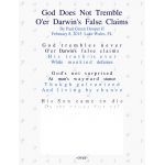God Does Not Tremble, O'er Darwin's False Claims