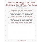 Decades Of Drugs And Crime, Deplorable Acts Of Thugs And Grime