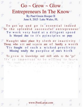 Go ~ Grow ~ Glow, Entrepreneurs In The Know