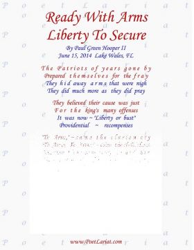 Ready With Arms, Liberty To Secure