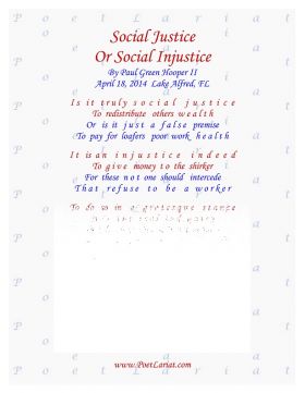 Social Justice, Or Social Injustice