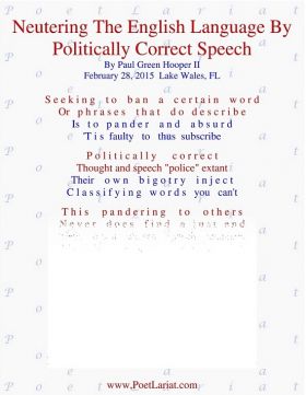 Neutering The English Language, By Politically Correct Speech