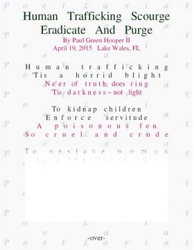 Human Trafficking Scourge, Eradicate And Purge