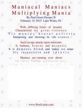Maniacal Maniacs, Multiplying Mania