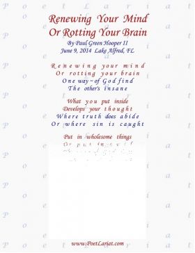 Renewing Your Mind, Or Rotting Your Brain