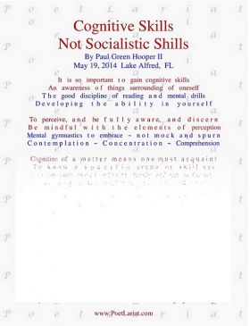 Cognitive Skills, Not Socialistic Shills