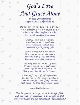 God's Love And Grace Alone