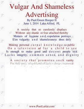 Vulgar And Shameless Advertising