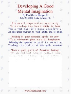 Developing A Good Mental Imagination