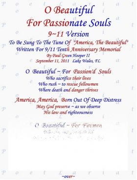 O Beautiful, For Passionate Souls, 9/11 Version